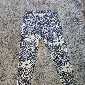 Kate Spade Navy and White Floral Jeans